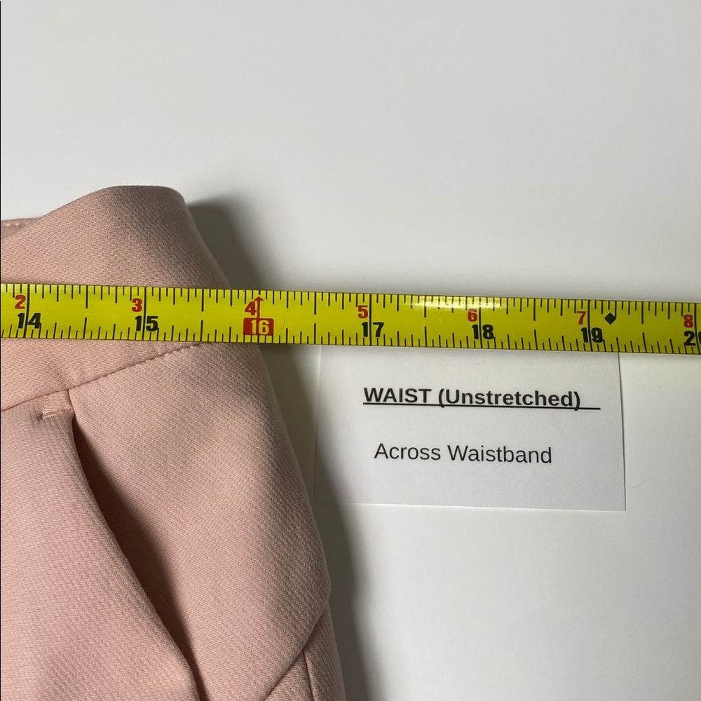 White House Black Market The Slim Ankle Light Pink Pants Women's Size 10L - Picture 14 of 16